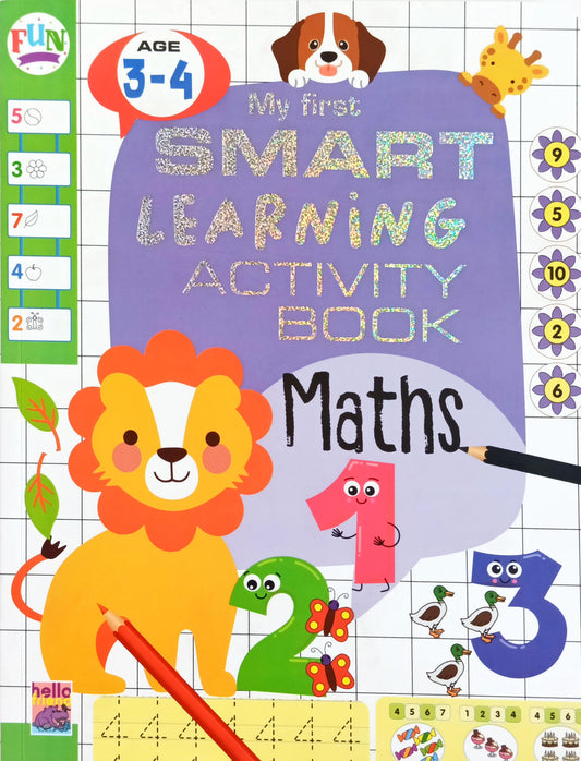 My First Smart Learning Activity Book Maths (Age 3-4)