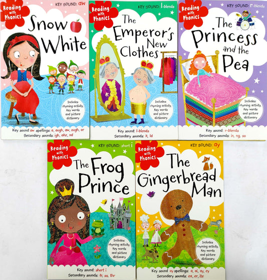 Reading with Phonics Combo 15 (5 Books)