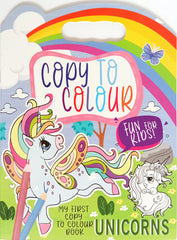 Princess Copy to Colour Book