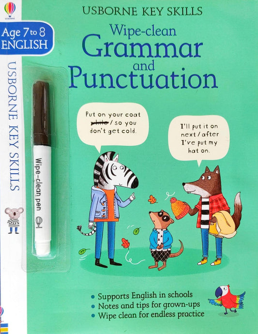 Usborne Grammar and Punctuation (Wipe and Clean)