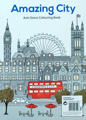 Amazing City (Anti Stress Colouring Book)