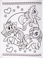 Stickers and Colouring Book With Giant Poster to Colour In