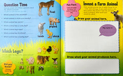 Baby Animals Farmyard Fun (Over 50 Stickers & Press Outs)