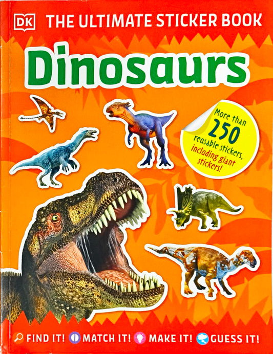 Dinosaur (250 Reusable Stickers)
