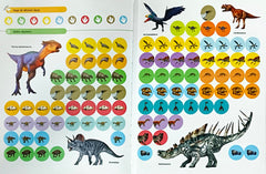 Dinosaur (250 Reusable Stickers)