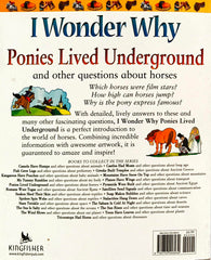 Ponies Lived Underground (I Wonder Why)