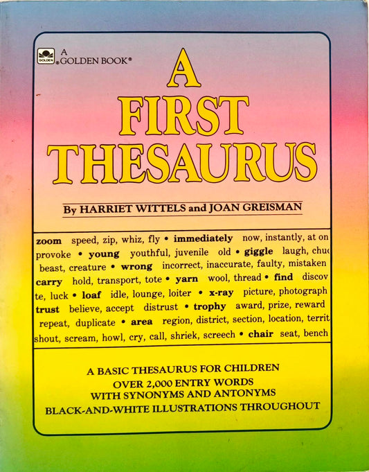 A First Thesaurus