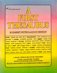 A First Thesaurus