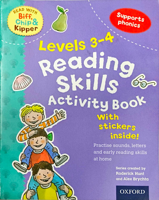 Reading Skills Activity Book with Stickers (Levels 3-4)