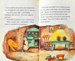 Winnie the Pooh has lunch with Rabbit