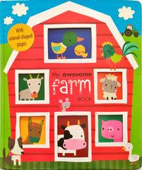 My Awesome Farm Book (Animal Shaped Pages)