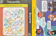 Usborne On a Train Puzzles and Game