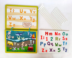 Hook n Loop Fun Activity Box Alphabet & Numbers