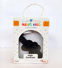 High Contrast Baby First Flash cards (20 Cards with Box)