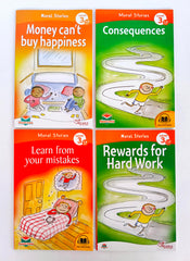 Moral Stories Life Lessons (Set of 4 Books with Box)