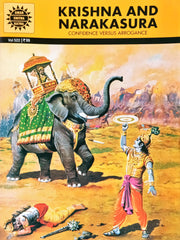 Krishna and Narakasura (Epics & Mythology)