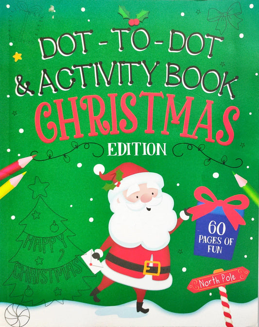 Dot to Dot & Activity Book Christmas