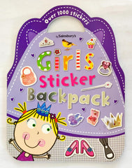 Girls Sticker Backpack (Over 1000 Stickers)