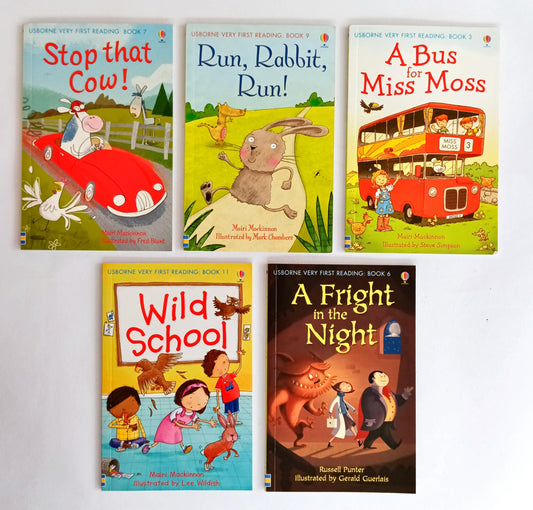 Usborne Very First Reading Combo Set 1 (5 Books)