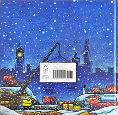 Construction site on Christmas night