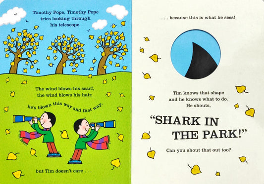 Shark in the Park on a Windy Day!