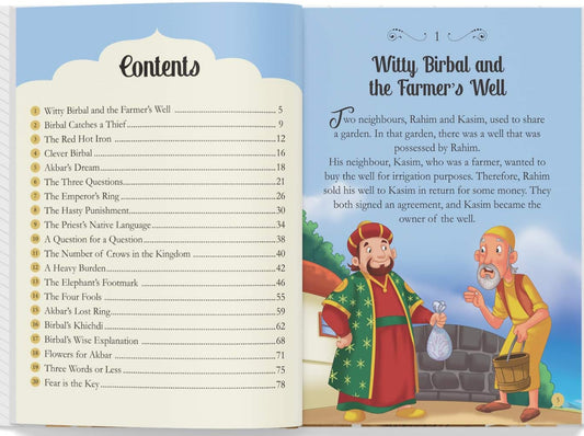The Illustrated Stories of Akbar  & Birbal