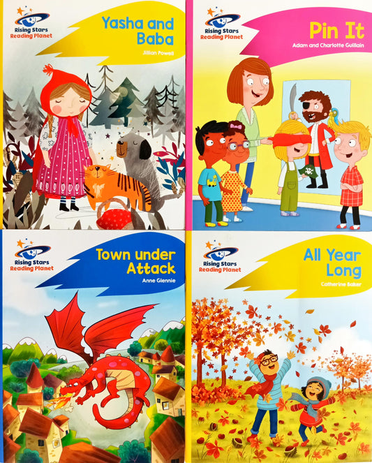 Rising Stars Reading Planet Set ( 4 Books)