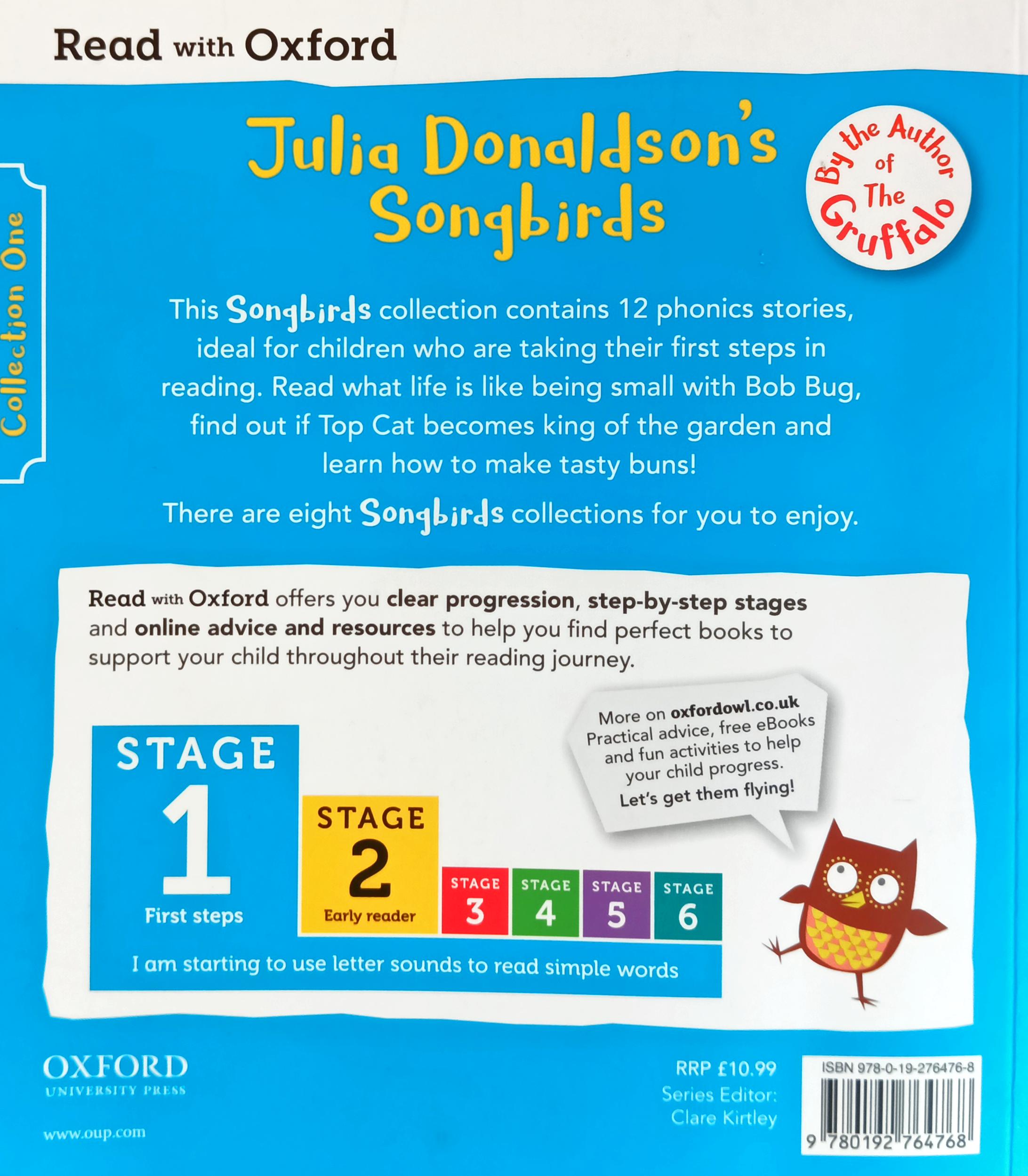 Julia Donaldson Songbirds Bob bug and other stories