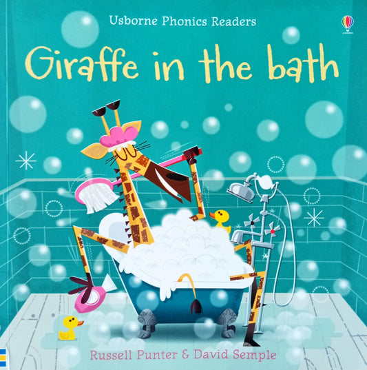 Usborne Giraffe in the bath