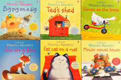 Usborne Phonic Readers Combo 2 (6 Books)