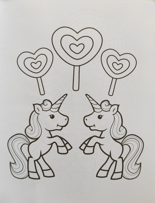 Unicorns Colouring Book