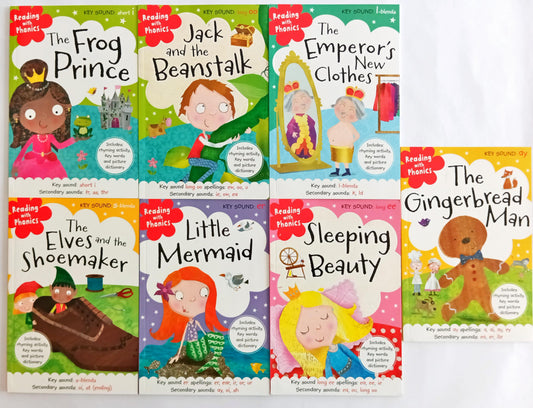 Reading with Phonics Combo 2 (7 Books)