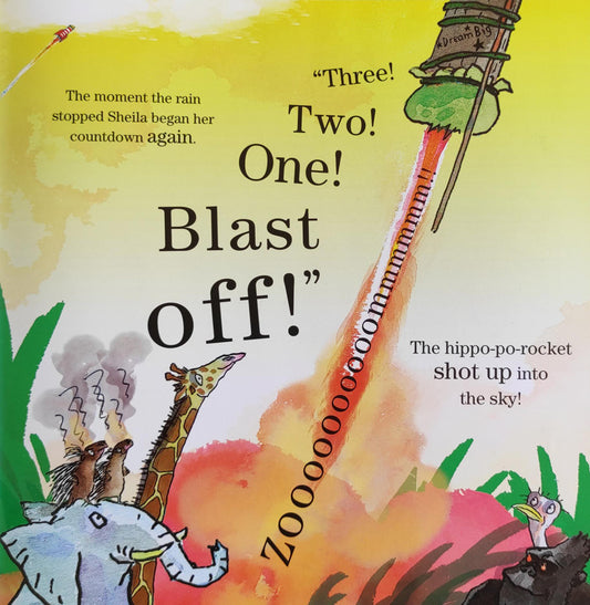 The first hippo on the moon