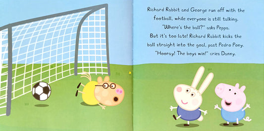 Peppa plays football