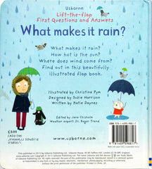 Usborne Questions and Answers What makes it Rain? (Flap Book)