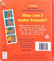 Usborne How can I make Friends? (Lift the Flap)