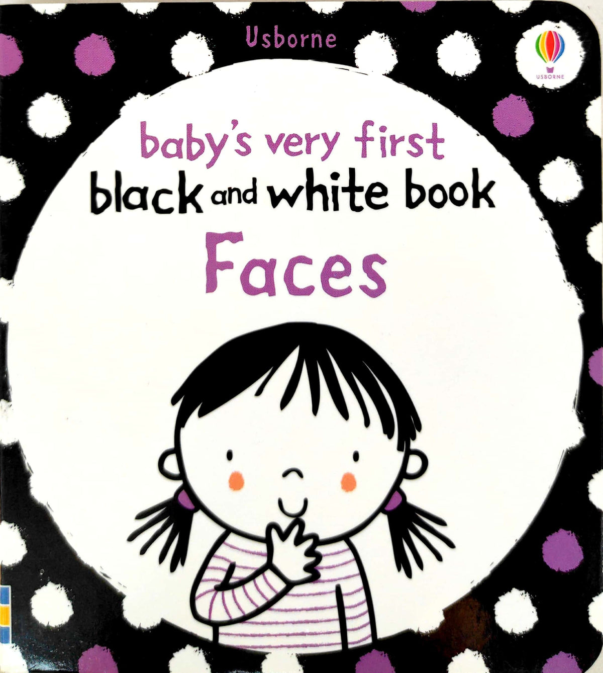 Usborne Baby's Very First Black and White Book Faces
