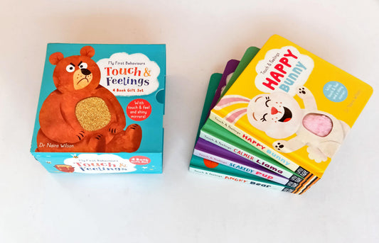 My First Behaviours: Touch & Feelings 4 Book Gift Box Set