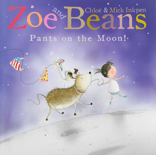 Zoe Beans Pants on the Moon!
