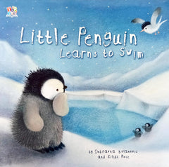 Little Penquin learns to swim