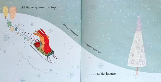 Rabbits in the snow book of opposites