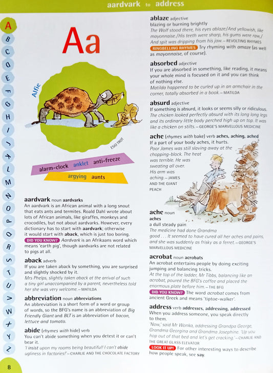 Oxford Roald Dahl Dictionary