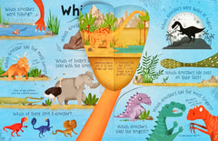 Usborne Lift the flap Question and Answers about Dinosaurs