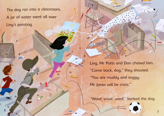 Dog at school (Reading Champion)