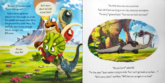 Gigantosaurus saying Ayati