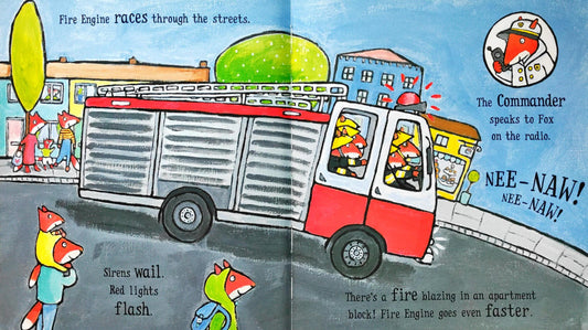 Fire Engine is Flashing