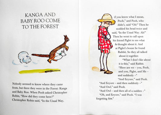 Kanga and the Baby Roo come to the Forest