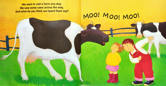 We went to visit a farm one day