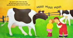 We went to visit a farm one day