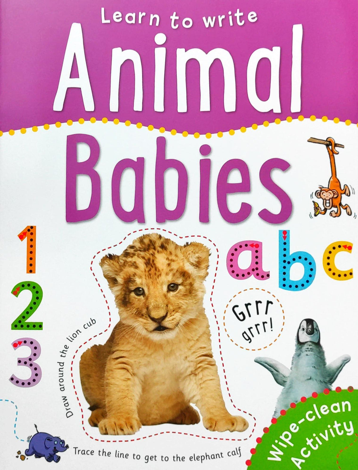 Learn To Write Animal Babies( Wipe And Clean)